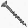 National Nail Deck Screw, #9 Thread, 2-1/2 in L, Coarse Thread, Bugle Head, Combo Drive, Sharp Point, Ceramic 0285152